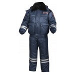 Костюм ДПС зимний с нов. нашивками светло-синий окс/файб 200