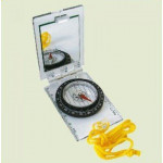 Компас складной с зеркалом, прозрачный. 75х52 мм, 43 г, 3114