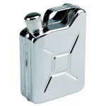 Фляга-канистра, сталь нержавеющая 150 мл AceCamp S/S Flask Gas Can shape 5OZ 1512