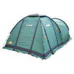 Четырехместная кемпинговая палатка с большим тамбуром Alexika Nevada 4 зеленый
