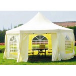 Садовый тент шатер Green Glade 1053 (6 граней) (Комплект из 2-х коробок)