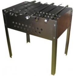 Мангал разборный + 6 шампуров Тверь(М1005)