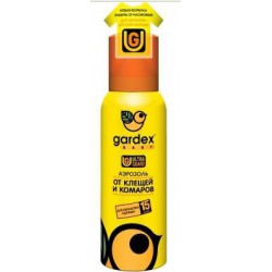 Аэрозоль Gardex Baby от клещей и комаров на одежду 100мл (0148)