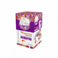 Жидкость HELP для детей от комаров без запаха 30 ночей