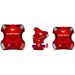 Набор защиты для роликов Joerex PR0901 красный