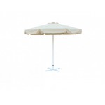 Зонт уличный Митек D3 м круглый с воланом, алюминий, с подставкой