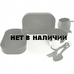 Набор посуды оливковый пластик Соло Track