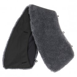 Воротник искусственный мех черный