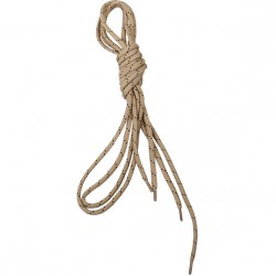 Шнурки (пара) черн/беж