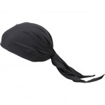 Косынка трикотажная черная