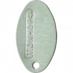 Жетон 12-11 ГПС МЧС РФ овал металл