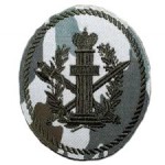 Нашивка на рукав УИС Учреждения камуфлированная вышивка шелк