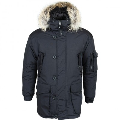 Куртка Аляска черная каматт