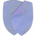 Липучка для шевронов Полиция МВД голубая