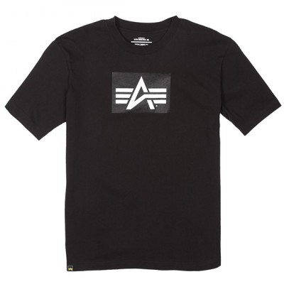 Футболка Logo Block Alpha Industries black