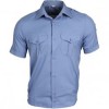 Рубашка форменная, короткий рукав, голубая
