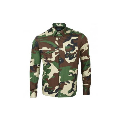 Рубашка форменная, длинный рукав, woodland