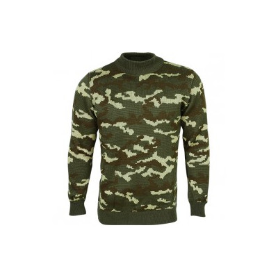 Свитер камуфлированный лес
