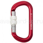 Карабин стальной Овал с муфтой keylock 0042