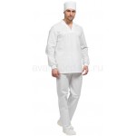 Костюм Бейкер с длинным рукавом мужской цвет бел.