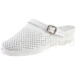 Сабо женские (натуральная кожа) с ремешком