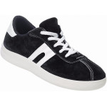 Кроссовки из спилка цвет черный