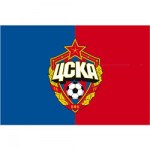 Флаг ПФК ЦСКА автомобильный