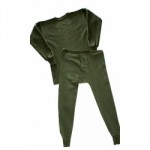 Комплект зимнего белья оливкового цвета 100% шерсть (уставной)