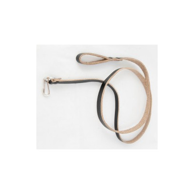 Ремень страховочный для пистолета кожаный черный