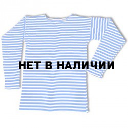 Тельняшка двойной вязки хб голубая