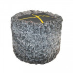 Папаха из серого каракуля (серый верх) для полковника юстиции