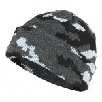 Шапка полушерстяная камуфлированная город