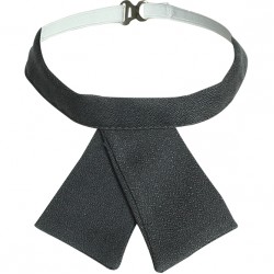 Галстук женский серый