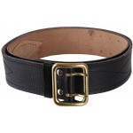 Ремень кожаный черный