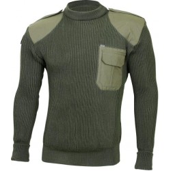 Свитер с накладками арт.с45 хаки