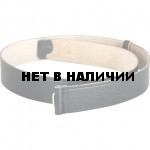Ремень солдатский черный (кожа) б/бляхи