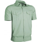 Рубашка форменная, короткий рукав, зеленая