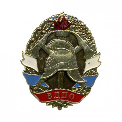 Кокарда ВДПО металл