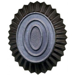 Кокарда УИС на пилотку черная металл