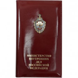 Визитница МВД РФ кожа