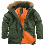 Куртка Slim Fit N-3B Parka Sage Green Alpha Industries