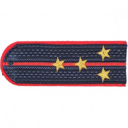 Погоны Полиция вышитые Капитан повседневные