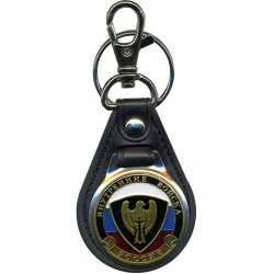 Брелок Россия Внутренние войска Сокол на подложке