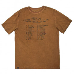 Футболка Alphabet Alpha Industries almond