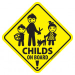 Наклейка CHILD on board сувенирная