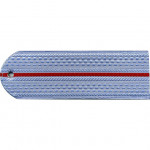 Погоны МВД Полиция Младшего офицерского состава на рубашку без кантов тканые