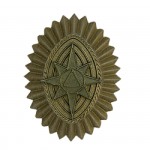 Кокарда МЧС на пилотку полевая металл