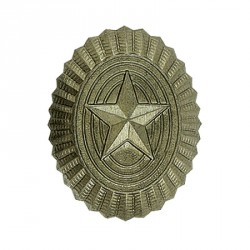 Кокарда ВС на пилотку полевая металл