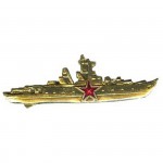 Нагрудный знак Командир корабля звезда металл