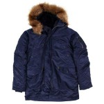 Куртка N-3B Parka Replica Blue Alpha Industries